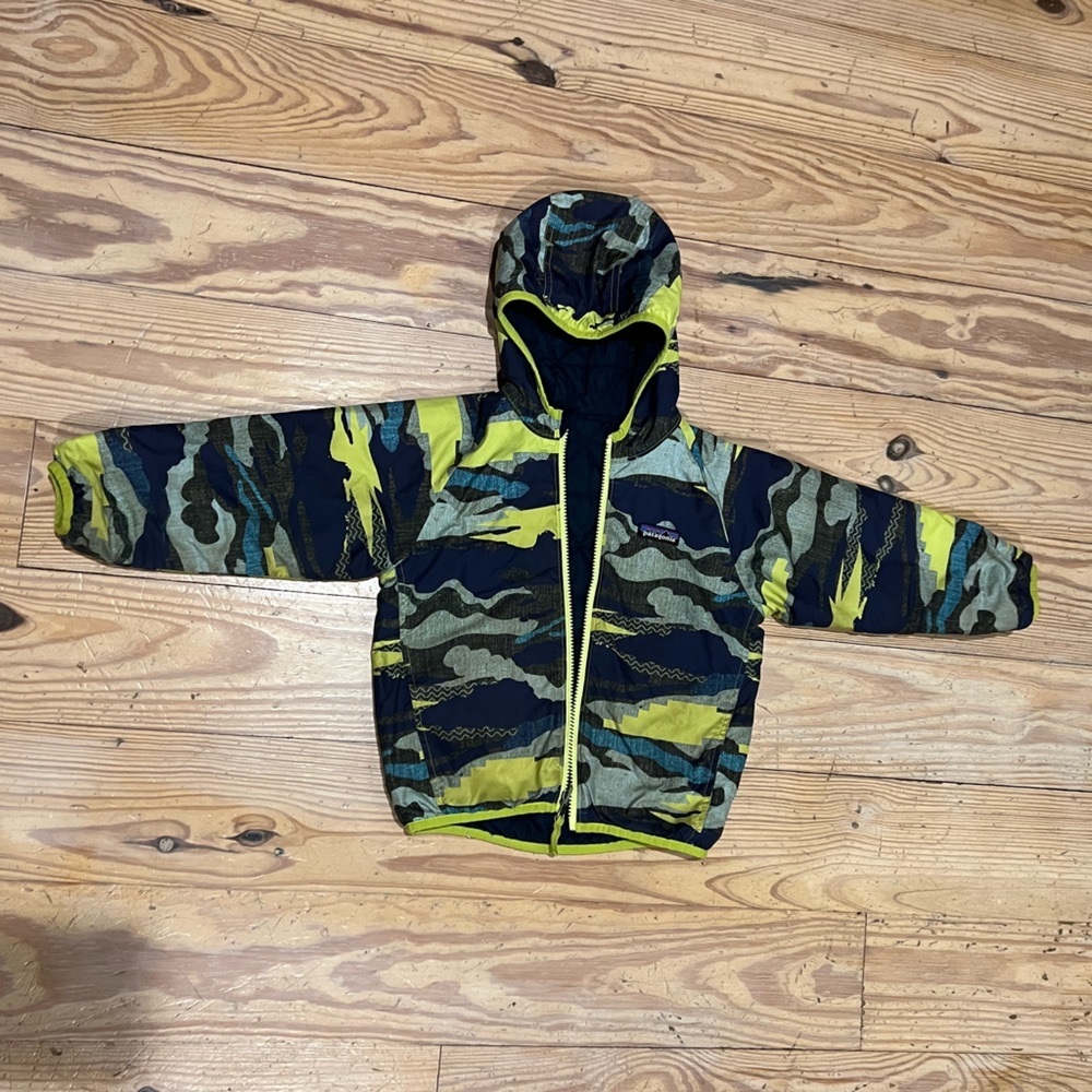 Patagonia Reversible Puffer Jacket 3T Camouflage